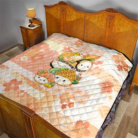 Japanese Kawaii Sushi Quilt Peach Wagara Palaka This Is How I Roll
