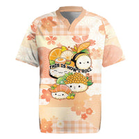 Personalized Japanese Kawaii Sushi Rugby Jersey Peach Wagara Palaka This Is How I Roll