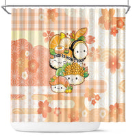 Japanese Kawaii Sushi Shower Curtain Peach Wagara Palaka This Is How I Roll