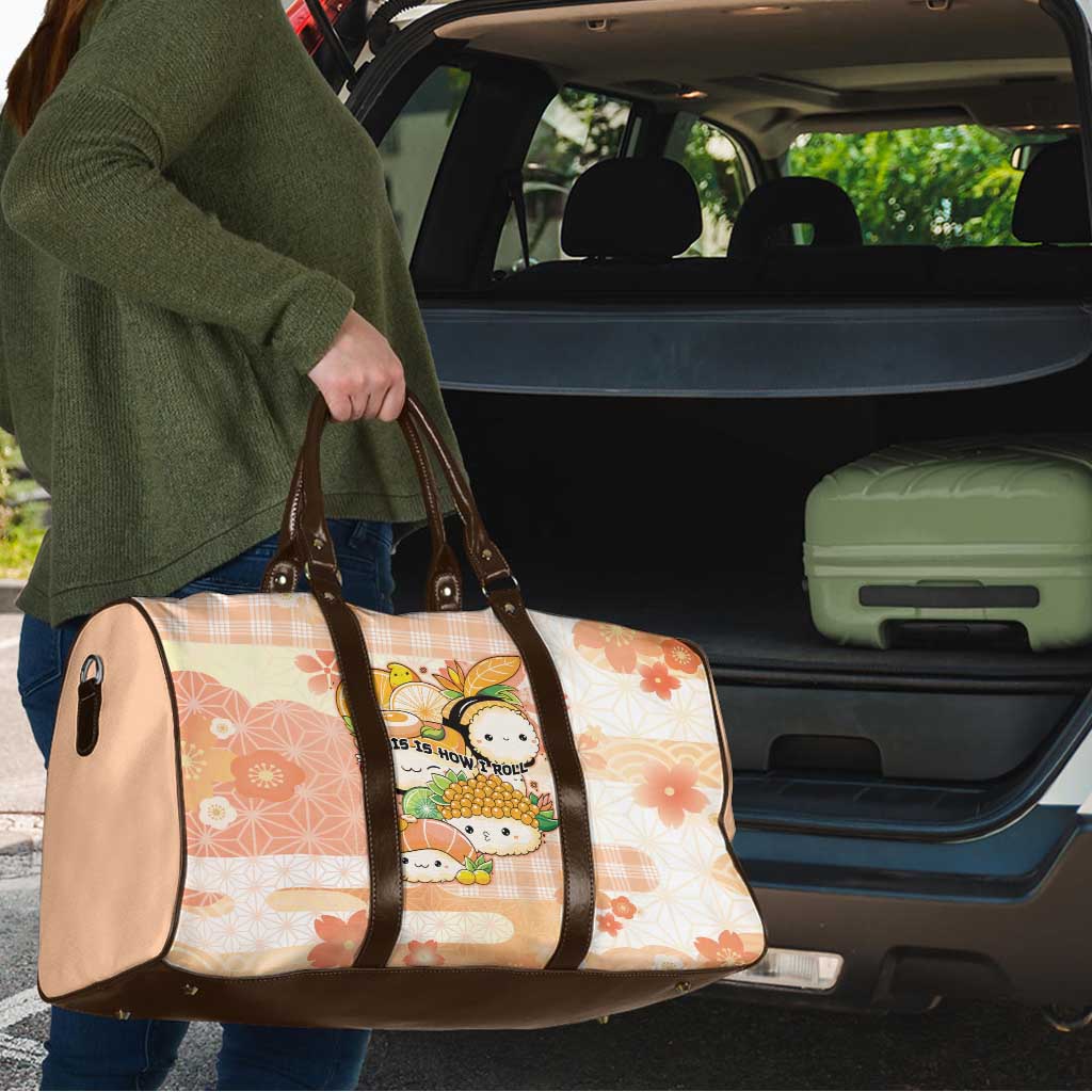 Japanese Kawaii Sushi Travel Bag Peach Wagara Palaka This Is How I Roll