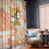 Japanese Kawaii Sushi Window Curtain Peach Wagara Palaka This Is How I Roll