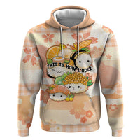 Personalized Japanese Kawaii Sushi Zip Hoodie Peach Wagara Palaka This Is How I Roll
