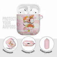 Japanese Kawaii Sushi AirPods Case Pink Wagara Palaka This Is How I Roll