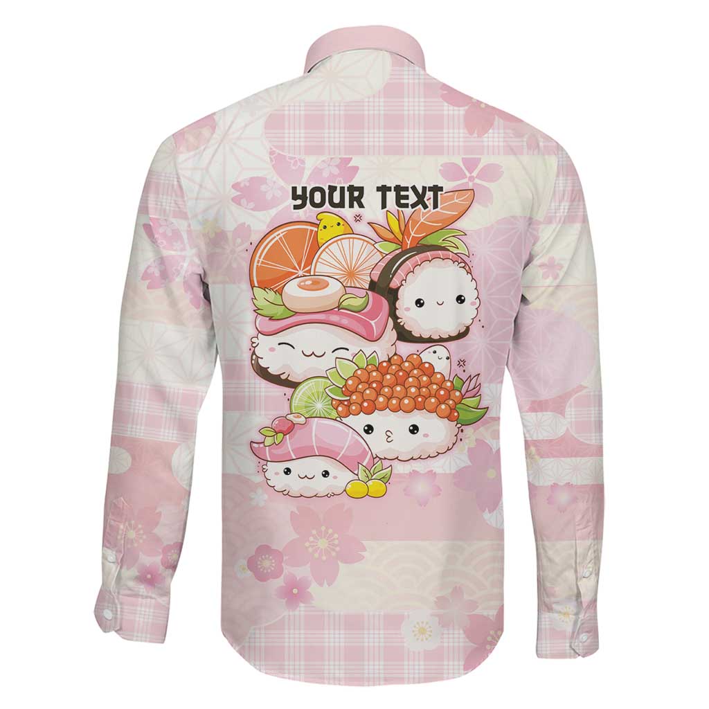 Personalized Japanese Kawaii Sushi Family Matching Summer Maxi Dress and Hawaiian Shirt Pink Wagara Palaka This Is How I Roll LT9 - Polynesian Pride
