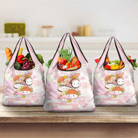 Japanese Kawaii Sushi Grocery Bag Pink Wagara Palaka This Is How I Roll