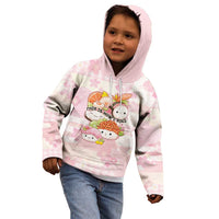 Personalized Japanese Kawaii Sushi Kid Hoodie Pink Wagara Palaka This Is How I Roll