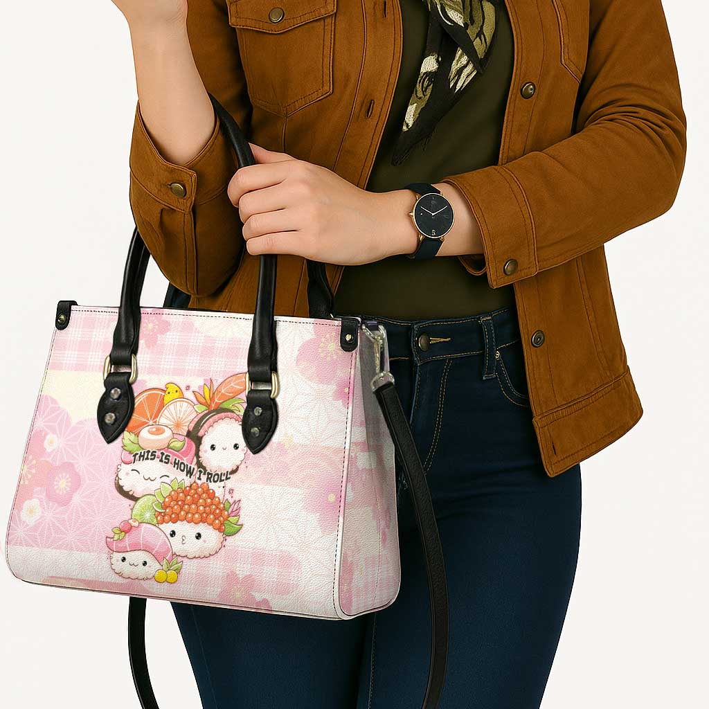 Japanese Kawaii Sushi Leather Bag Pink Wagara Palaka This Is How I Roll