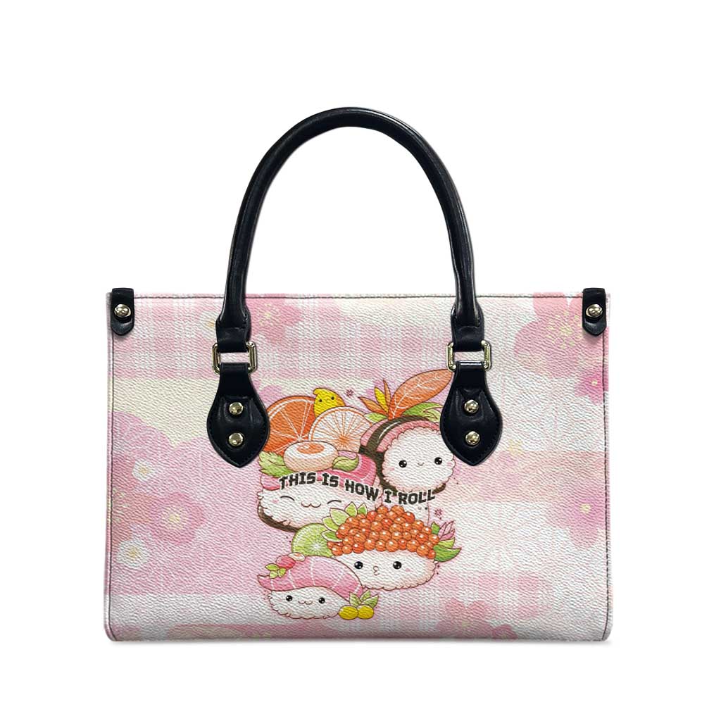 Japanese Kawaii Sushi Leather Bag Pink Wagara Palaka This Is How I Roll