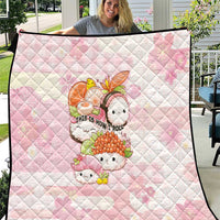 Japanese Kawaii Sushi Quilt Pink Wagara Palaka This Is How I Roll