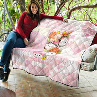 Japanese Kawaii Sushi Quilt Pink Wagara Palaka This Is How I Roll