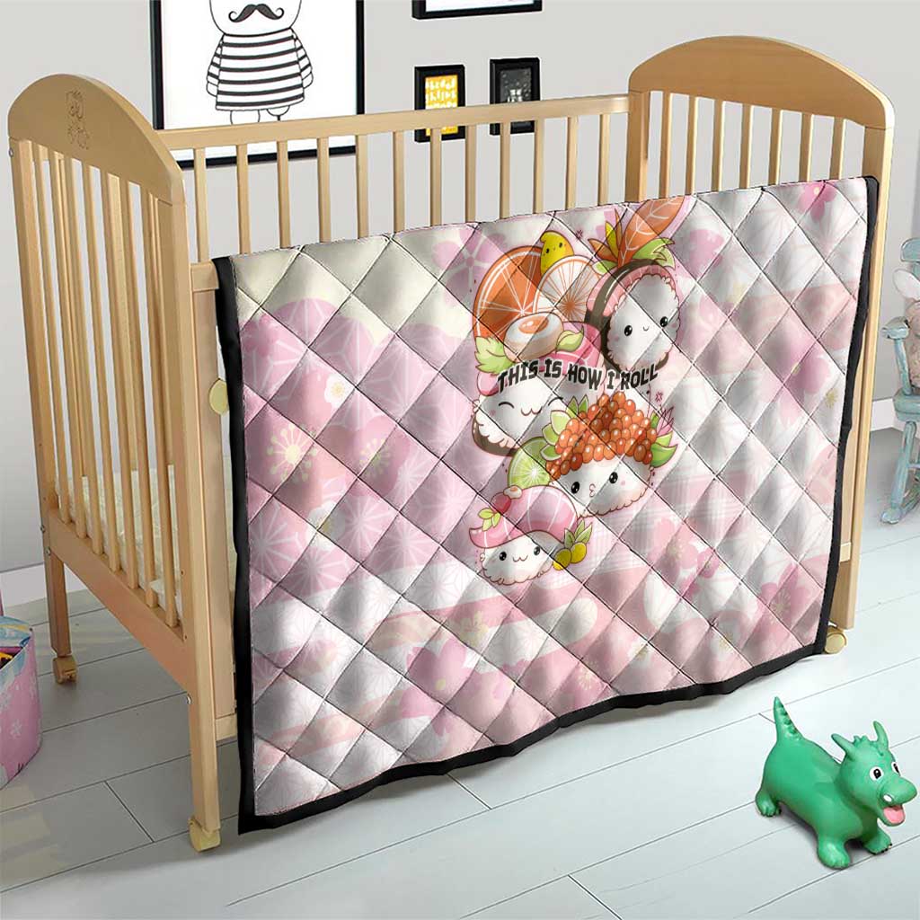 Japanese Kawaii Sushi Quilt Pink Wagara Palaka This Is How I Roll