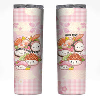Personalized Japanese Kawaii Sushi Skinny Tumbler Pink Wagara Palaka This Is How I Roll