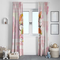 Japanese Kawaii Sushi Window Curtain Pink Wagara Palaka This Is How I Roll