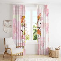 Japanese Kawaii Sushi Window Curtain Pink Wagara Palaka This Is How I Roll