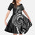 Black Guam Latte Stone Tribal Tattoo Family Matching Mermaid Dress and Hawaiian Shirt Hafa Adai Six 7 One