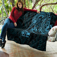 Blue Guam Latte Stone Tribal Tattoo Quilt Hafa Adai Six 7 One