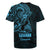 Blue Guam Latte Stone Tribal Tattoo Rugby Jersey Hafa Adai Six 7 One