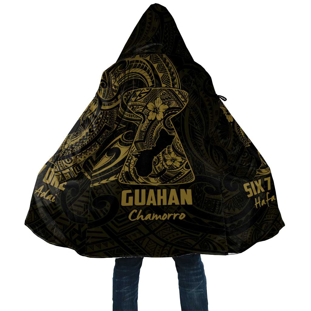 Gold Guam Latte Stone Tribal Tattoo Cloak Hafa Adai Six 7 One - Polynesian Pride