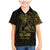 Gold Guam Latte Stone Tribal Tattoo Family Matching Mermaid Dress and Hawaiian Shirt Hafa Adai Six 7 One