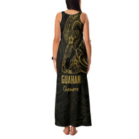 Gold Guam Latte Stone Tribal Tattoo Family Matching Tank Maxi Dress and Hawaiian Shirt Hafa Adai Six 7 One