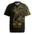 Gold Guam Latte Stone Tribal Tattoo Rugby Jersey Hafa Adai Six 7 One