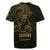 Gold Guam Latte Stone Tribal Tattoo Rugby Jersey Hafa Adai Six 7 One