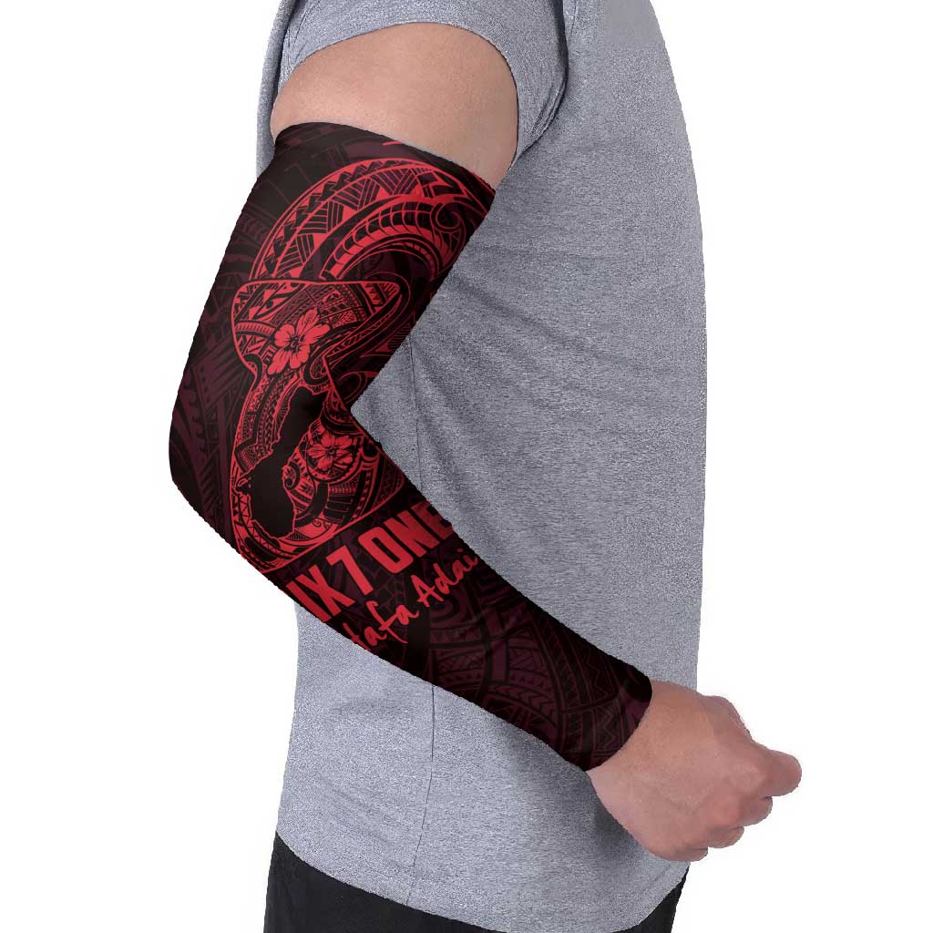 Oxblood Guam Latte Stone Tribal Tattoo Arm Sleeves Hafa Adai Six 7 One - Polynesian Pride