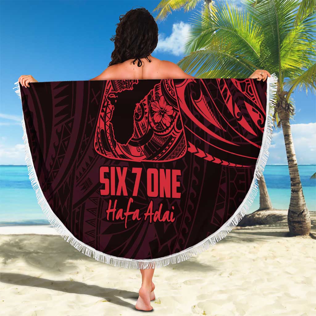 Oxblood Guam Latte Stone Tribal Tattoo Beach Blanket Hafa Adai Six 7 One
