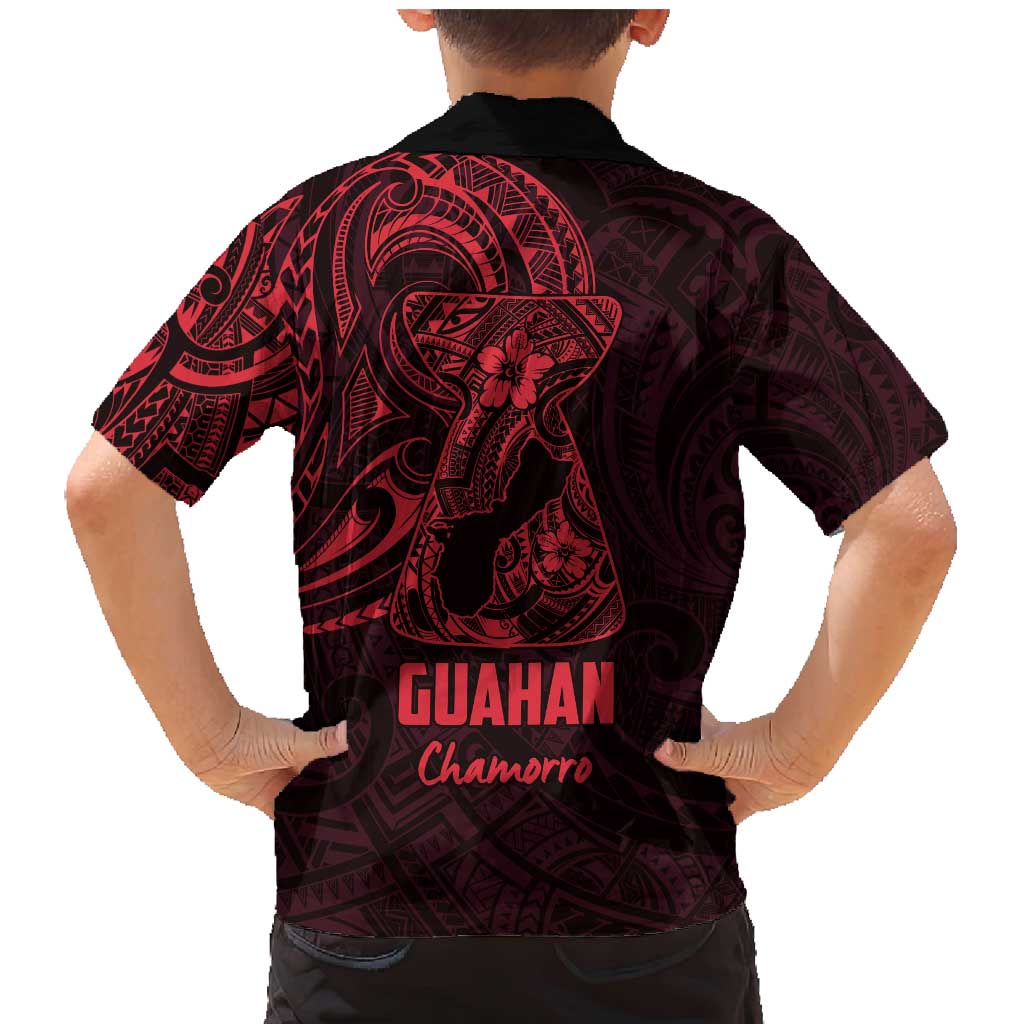 Oxblood Guam Latte Stone Tribal Tattoo Family Matching Mermaid Dress and Hawaiian Shirt Hafa Adai Six 7 One LT9 - Polynesian Pride