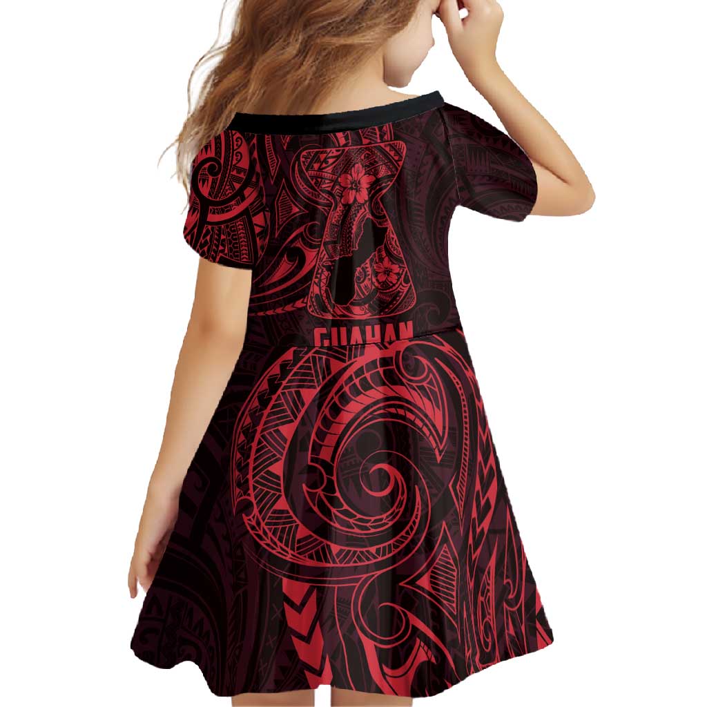 Oxblood Guam Latte Stone Tribal Tattoo Family Matching Mermaid Dress and Hawaiian Shirt Hafa Adai Six 7 One LT9 - Polynesian Pride