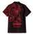 Oxblood Guam Latte Stone Tribal Tattoo Family Matching Mermaid Dress and Hawaiian Shirt Hafa Adai Six 7 One