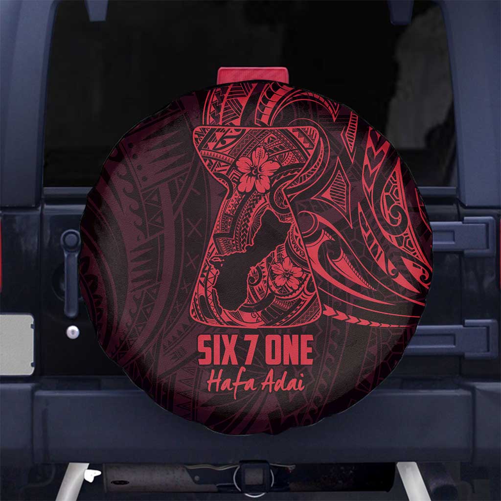 Oxblood Guam Latte Stone Tribal Tattoo Spare Tire Cover Hafa Adai Six 7 One