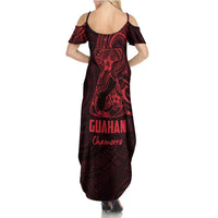 Oxblood Guam Latte Stone Tribal Tattoo Summer Maxi Dress Hafa Adai Six 7 One