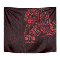 Oxblood Guam Latte Stone Tribal Tattoo Tapestry Hafa Adai Six 7 One
