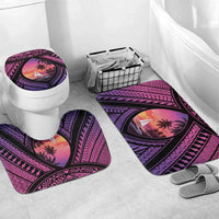 Guam Chamorro Artsy Bathroom Set Guahan Sunset Beach - Polynesian Pride