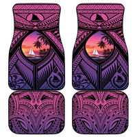 Guam Chamorro Artsy Car Mats Guahan Sunset Beach
