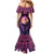Guam Chamorro Artsy Family Matching Mermaid Dress and Hawaiian Shirt Guahan Sunset Beach