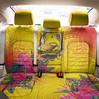 Papua New Guinea Cultural Tropical Flowers Back Car Seat Cover