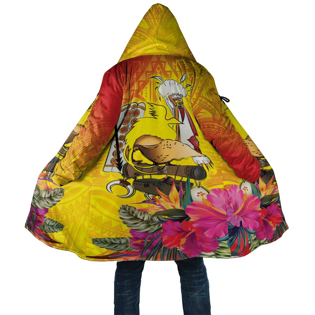 Papua New Guinea Cultural Tropical Flowers Cloak - Polynesian Pride