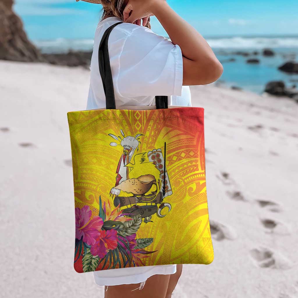 Papua New Guinea Cultural Tropical Flowers Tote Bag - Polynesian Pride