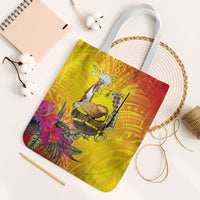 Papua New Guinea Cultural Tropical Flowers Tote Bag - Polynesian Pride