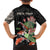 Personalized Japanese Koi Fish Hawaiian Shirt with Polynesian Pattern