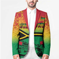 Hapi 45th Indipendens Dei Vanuatu Blazer Yumi 1980 with Vanuatuan Beach Landscape - Polynesian Pride