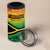 Hapi 45th Indipendens Dei Vanuatu 4 in 1 Can Cooler Tumbler Yumi 1980 with Vanuatuan Beach Landscape