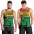 Hapi 45th Indipendens Dei Vanuatu Men Tank Top Yumi 1980 with Vanuatuan Beach Landscape
