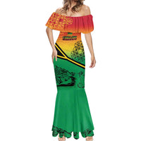 Hapi 45th Indipendens Dei Vanuatu Mermaid Dress Yumi 1980 with Vanuatuan Beach Landscape