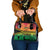 Hapi 45th Indipendens Dei Vanuatu Shoulder Handbag Yumi 1980 with Vanuatuan Beach Landscape