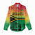 Hapi 45th Indipendens Dei Vanuatu Women Casual Shirt Yumi 1980 with Vanuatuan Beach Landscape