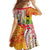 Vanuatu 45th Anniversary Family Matching Mermaid Dress and Hawaiian Shirt Polynesian with Sand Drawing Pattern