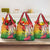 Vanuatu 45th Anniversary Grocery Bag Polynesian with Sand Drawing Pattern